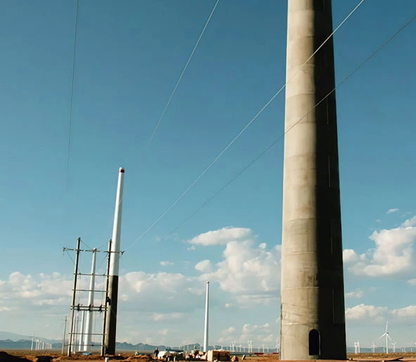 The first hybrid tower is delivered