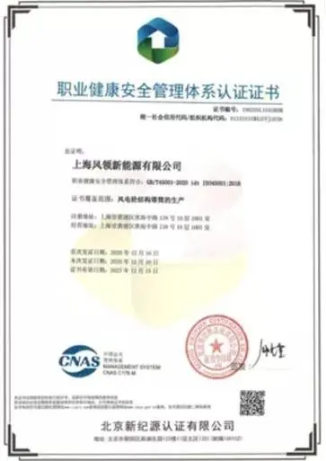 occupational health and safety management system certification